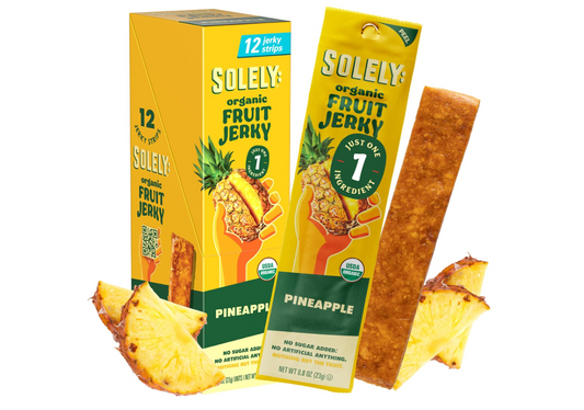 Solely Pineapple Fruit Jerky - 0.8oz. ; 12pk.