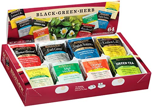 Bigelow Tea Variety Pack - 8 Flavor Assortment - 64ct.