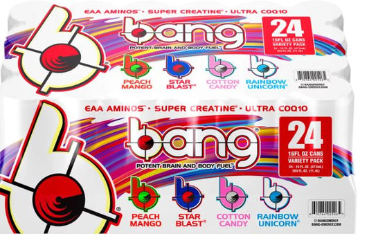 Bang Energy Drink with Super Creatine Variety Pack - 16oz; 24pk
