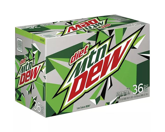 Diet Mountain Dew - 12oz ; 36pk