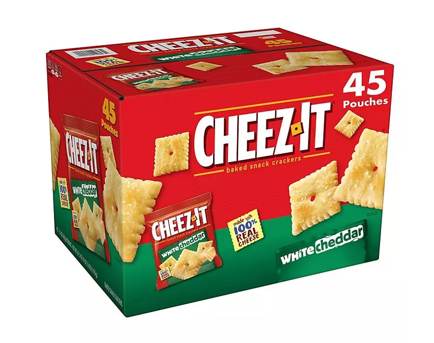 Cheez-It White Cheddar Snack Packs - 1.5 oz ; 45pk