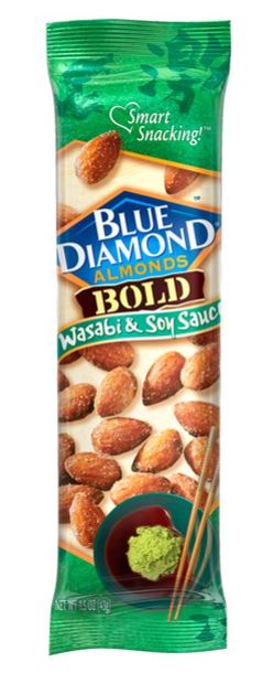Blue Diamond Bold Wasabi & Soy Sauce Almonds - 12pk