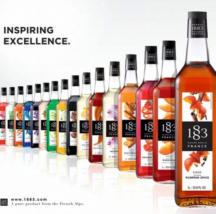 1883 Flavoring Syrup - Raspberry + 1 Syrup Pump – Company Coffee Shop ...