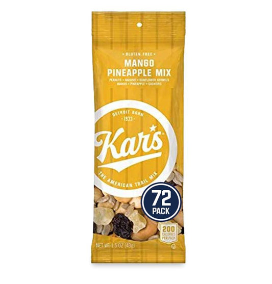 Kar’s Nuts Mango Pineapple Trail Mix - 1.5oz ; 72pk