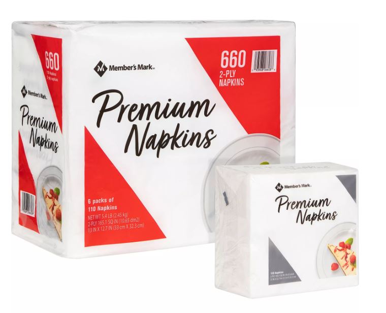 Member's Mark Premium Napkins - 660ct.