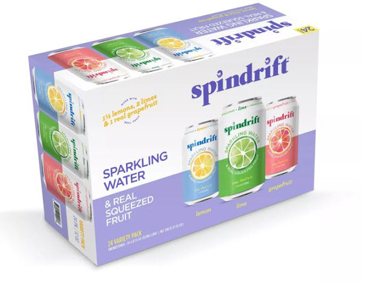 Spindrift Sparkling Water Variety Pack - 12oz; 24 pk