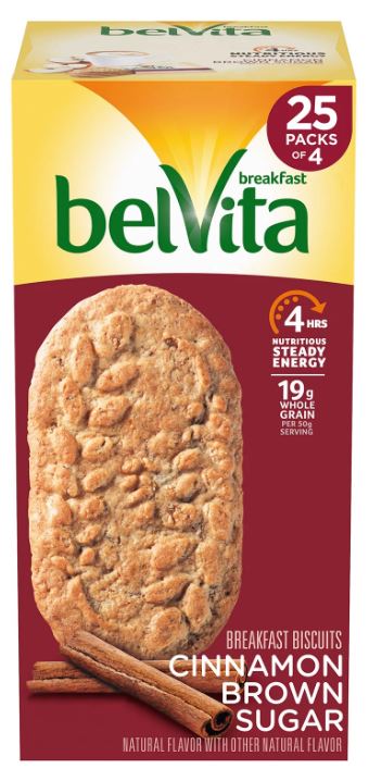 belVita Cinnamon Brown Sugar Biscuits - 25pk