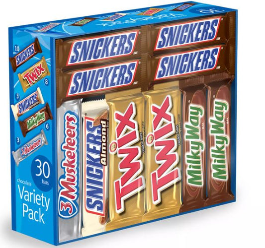 Snickers, Twix and More - 30pk