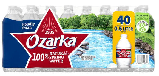 Ozarka Water Bottles - 16.9oz; 40pk