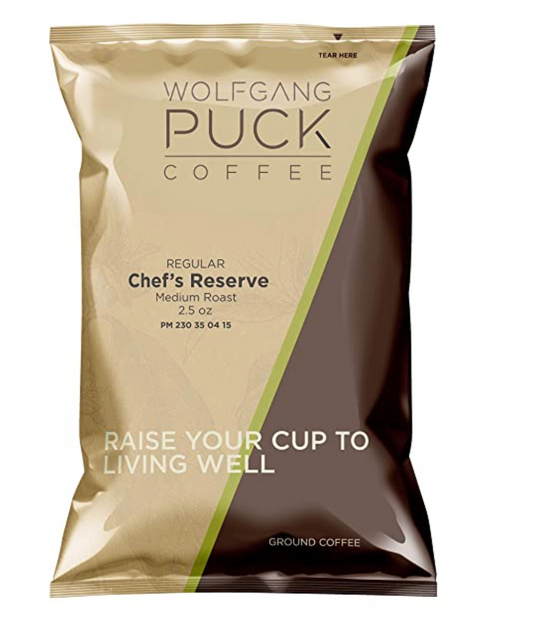 Wolfgang Puck - Ground Coffee Portion Packs - Chef's Reserve DECAF