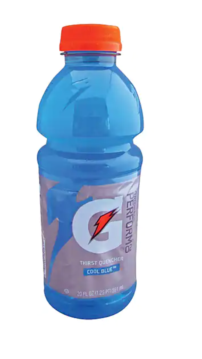 Gatorade Sports Drinks - Cool Blue - 20oz; 24pk