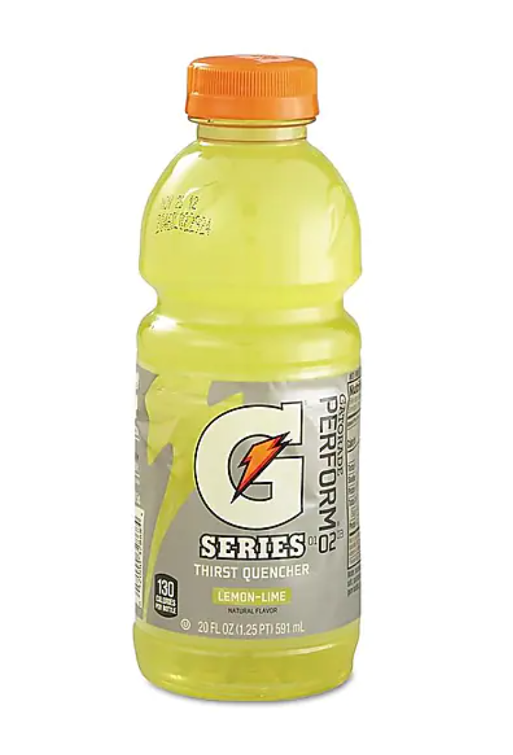 Gatorade Sports Drinks - Lemon Lime - 20oz; 24pk
