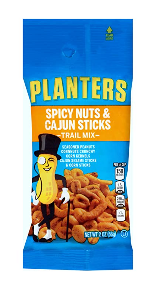 Planters Cajun Style Nuts - 2oz; 72ct
