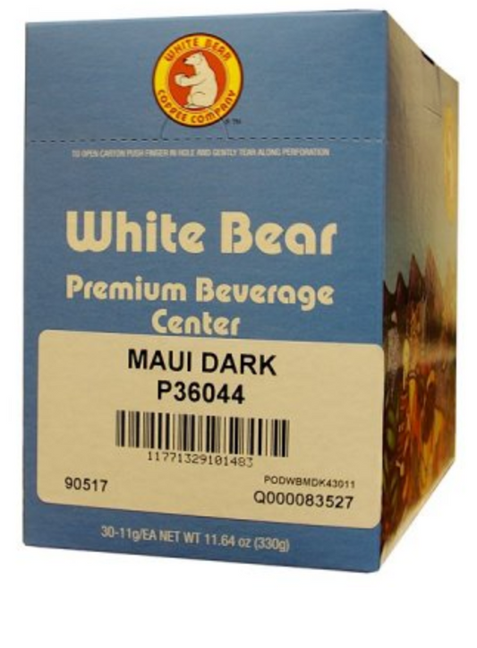 White Bear - Maui Dark Soft Pod - 30 Count