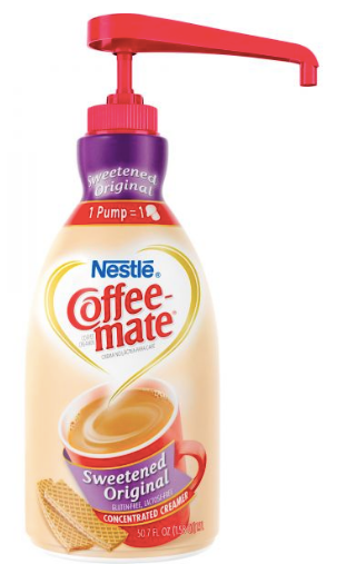 Nestle Coffee Mate - Non-Dairy Sweetened Original Pump Creamer - 1.5L