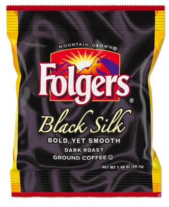 Folgers - Black Silk Ground Coffee Portion Packs - 42 Count