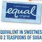 Equal Sweetener Classic Blue Packets