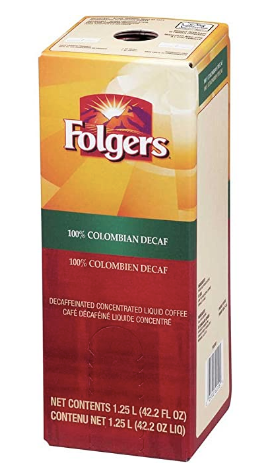Folgers - Decaf Colombian Liquid Coffee - 1.25 Liter