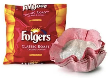 Folgers - Classic Roast Ground Coffee Filter Packs  - 1.05oz, 40 Count