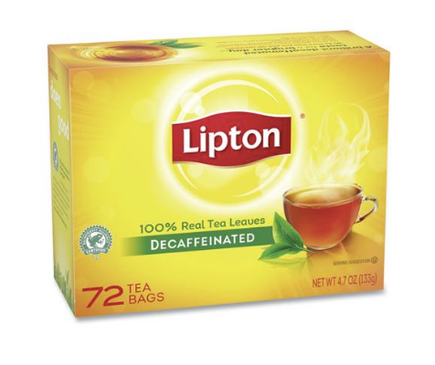 Lipton - Hot Decaf Tea Bags - 72 Count
