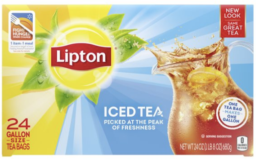 Lipton - Unsweetened Iced Tea Bags - Gallon – Company Coffee Shop Online