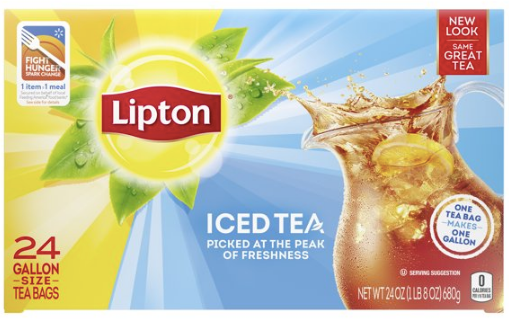 Lipton - Unsweetened Iced Tea Bags - Gallon
