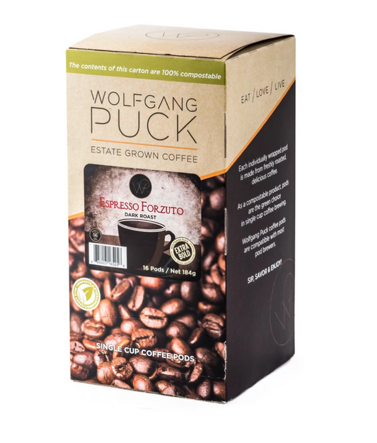 Wolfgang Puck - Extra Bold Soft Pods - Espresso Forzuto