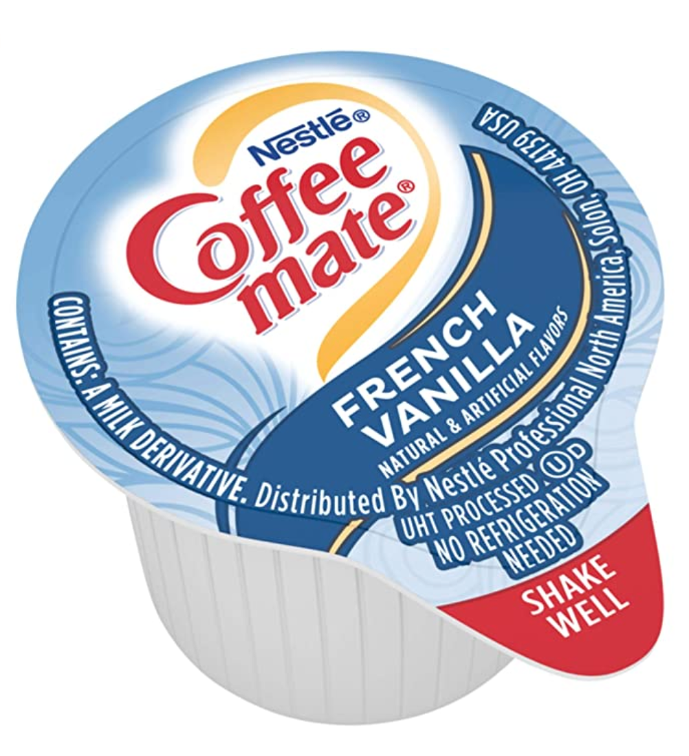 Nestle Coffee Mate -  French Vanilla Liquid Creamer Cups - 180 Count
