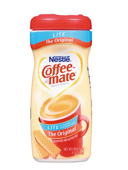 Nestle Coffee Mate - Lite Coffee Creamer Canister - 11oz