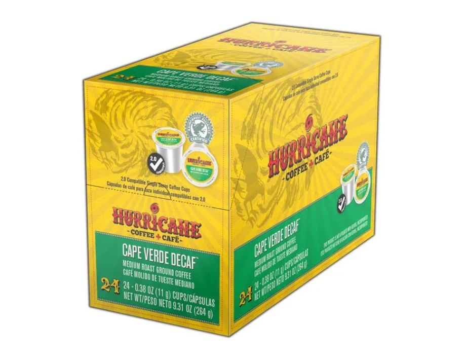 Hurricane Coffee - Cape Verde Decaf - 24 Count