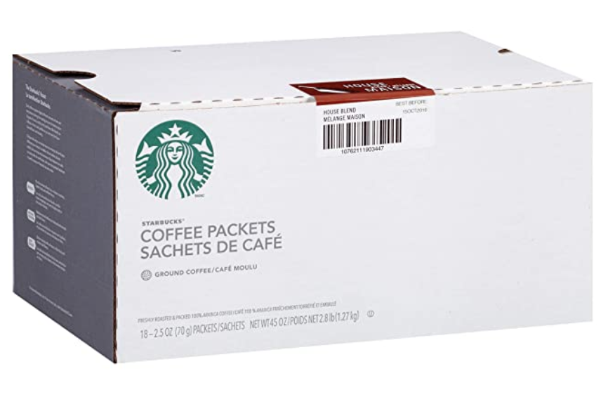 Starbucks - Ground Coffee Portion Pack - Pike Place - 2.5oz; 18 Count