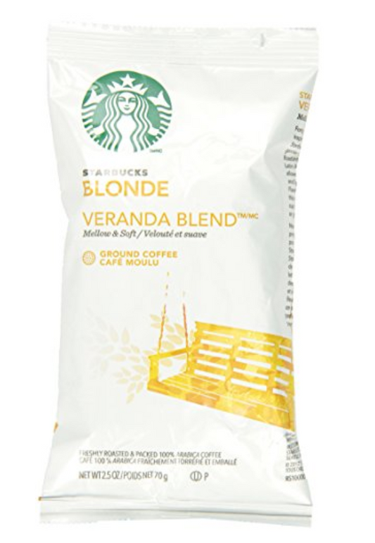 Starbucks - Ground Coffee Portion Pack - Veranda (Blonde) - 2.5oz; 18 Count