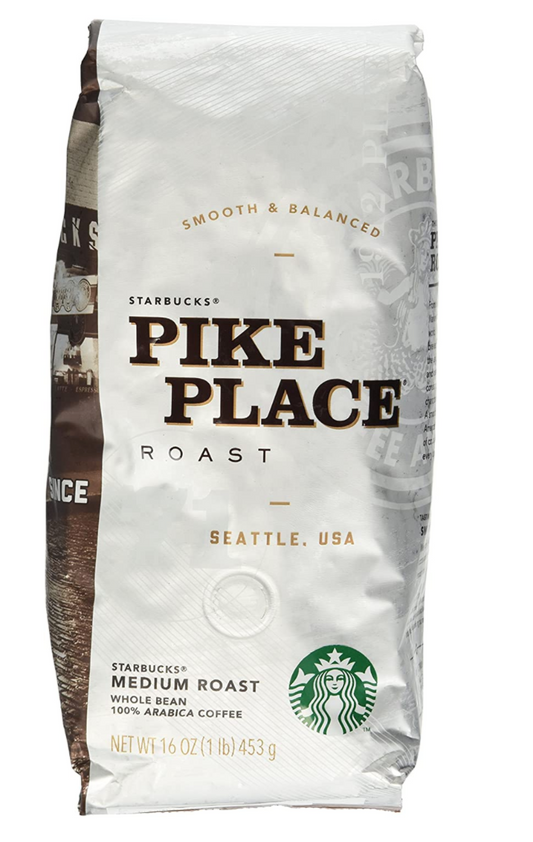 Starbucks - Whole Bean Coffee - Decaf Pike Place - 1lb
