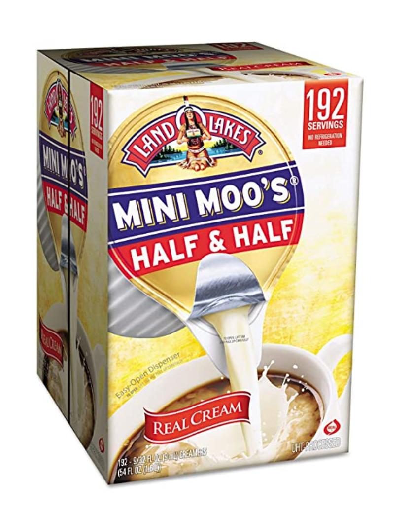 Mini Moo's - Half & Half Real Dairy Creamer Cups - 192 Count
