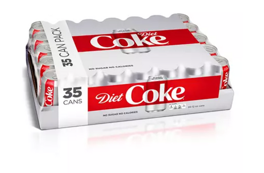 Diet Coca Cola Soda Cans - 12oz; 35pk