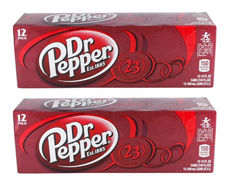 Dr. Pepper Soda Cans - 24pk