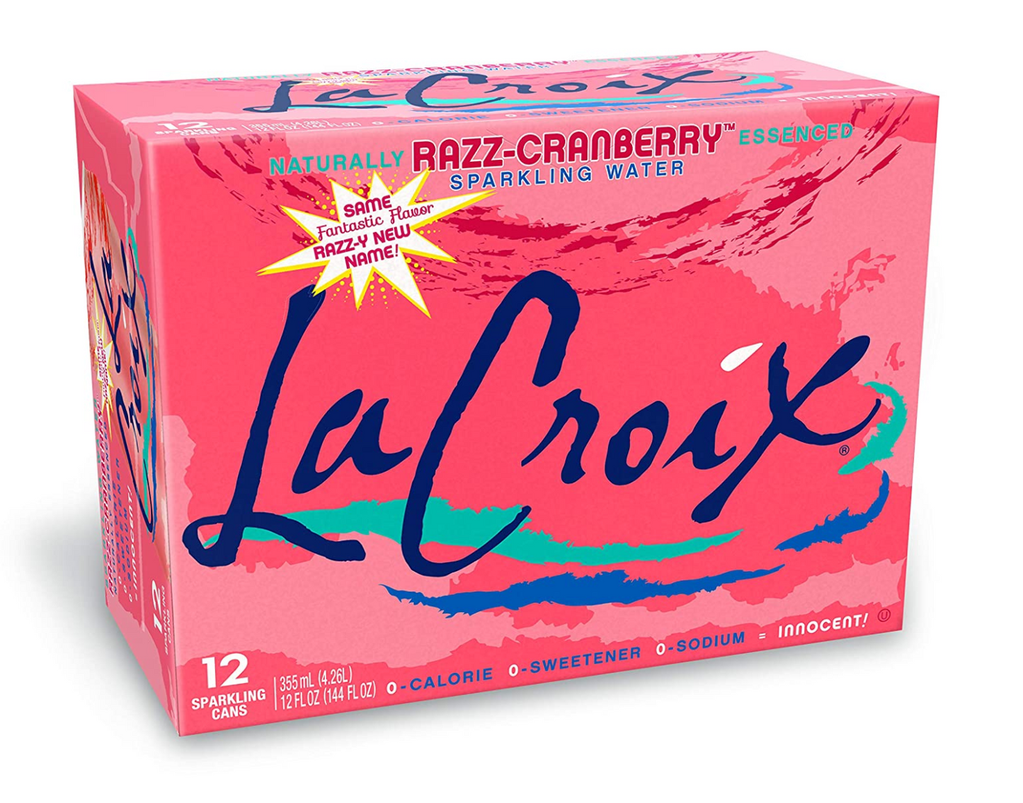 La Croix Razz Cranberry Sparkling Water - 24pk