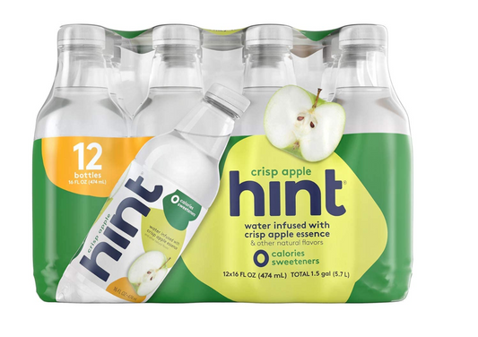 Hint Fruit Infused Water - Crisp Apple - 12pk