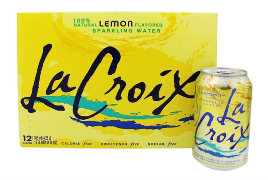 La Croix Lemon Sparkling Water - 24pk