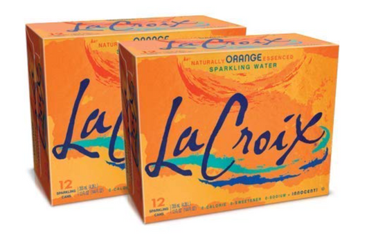 La Croix Orange Sparkling Water - 24pk
