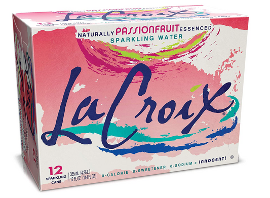 La Croix Passion Fruit Sparkling Water - 24pk