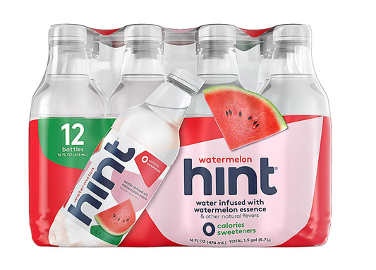 Hint Fruit Infused Water - Watermelon - 12pk
