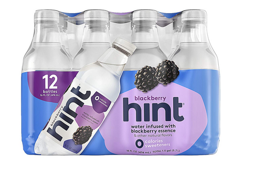 Hint Fruit Infused Water - Blackberry - 12pk