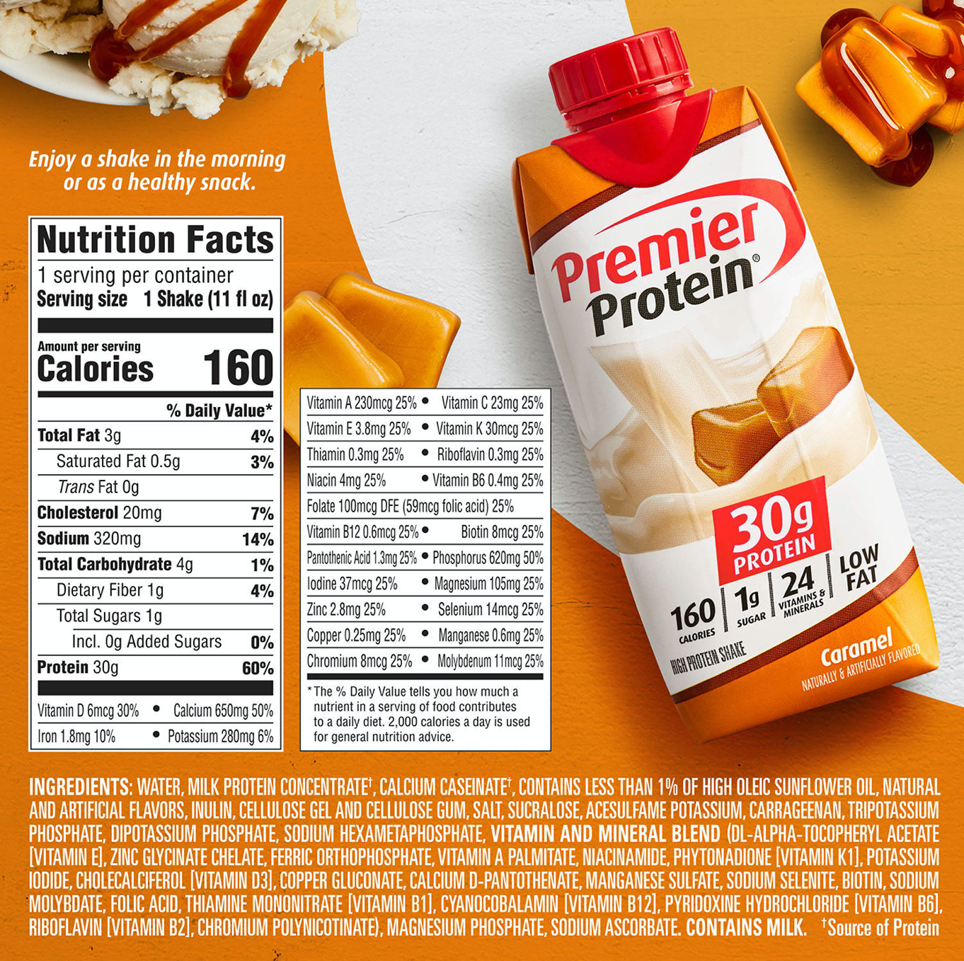 Premier Protein Shake - Caramel - 15pk