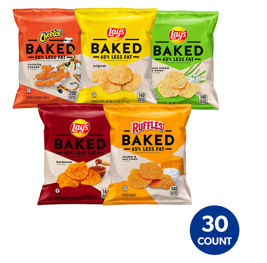 Baked Lays Variety Pack - 30pk