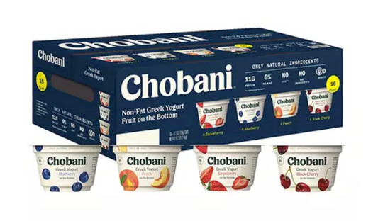 Chobani Yogurt Variety Pack - 12pk