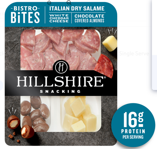 Hillshire Italian Dry Salame Small Plate - 12pk