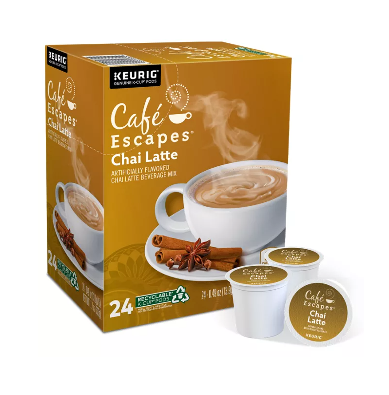 Cafe Escapes Chai Latte K-Cup - 24ct