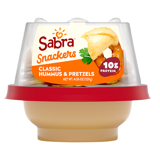 Sabra Classic Hummus & Crackers Snacker - 12pk