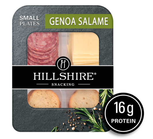Hillshire Genoa Salame & White Cheddar Small Plate - 12pk